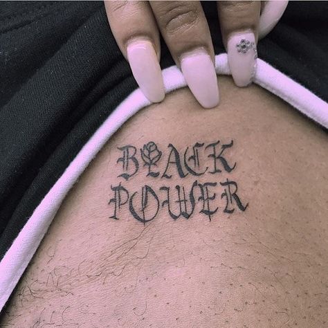 Inspiring Quote Tattoos, Tatuagem Masculina Pequena, African Tattoo, Power Tattoo, Black Girls With Tattoos, 4 Tattoo, Thigh Tattoos Women, Dream Tattoos, Dope Tattoos