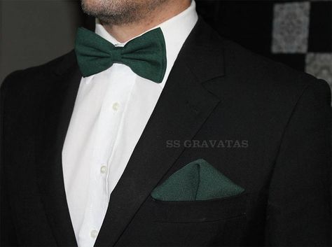 Black Tux With Green Bow Tie, Debut Dresses, Team Groom, Walima Dress, Green Bow Tie, Groomsmen Proposal, Black Tux, Groomsmen Suits, Fall Wedding Decorations