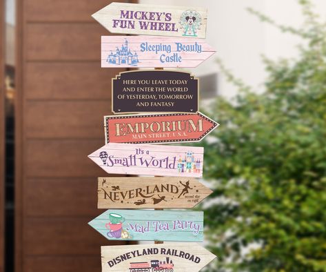 Disneyland Sign, Disneyland Party, Disney World Birthday, Disney Party Decorations, Magical Party, Disneyland Birthday, Disney Birthday Party, Disney Theme Party, Disney Baby Shower