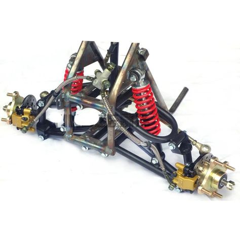 Go Kart-brazos oscilantes con manillar de dirección, marco de montaje de suspensión delantera, bridas de 100MM/14MM, ATV, UTV, Buggy Quad - AliExpress Go Kart Suspension, Go Kart Frame Plans, Kart Cross, Go Kart Frame, Homemade Go Kart, Go Kart Plans, Go Kart Buggy, Chassis Fabrication, Rc Buggy