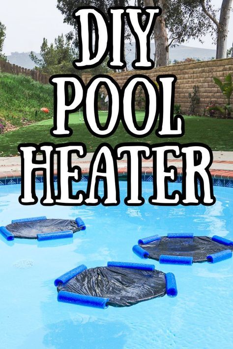 These DIY pool heaters are perfect to warm up a chilly pool with the suns rays. All you need is pool noodles and trash bags and sunshine. This easy hack will have your pool feeling just right in no time. Homemade Pool Heater, Piscina Pallet, Homemade Pool, Diy Pool Heater, Solar Pool Heater Diy, Solar Pool Heaters, Pool Warmer, Homemade Pools, Swimming Pool Heaters