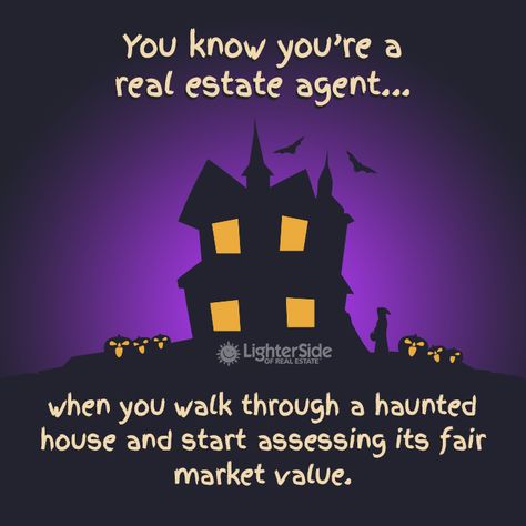 18 Of The Best Halloween Real Estate Memes Real Estate Jokes, Halloween Real Estate, Realtor Memes, Real Estate Marketing Postcards, Realtor Humor, Real Estate Fun, Halloween Crafts Preschool, Real Estate Memes, Sell Real Estate