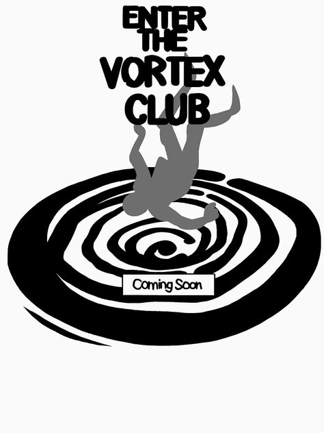 "Enter The Vortex Club (High Res)" T-shirt by artisticaviary #Aff , #Aff, #Club, #Vortex, #Enter, #High Vortex Club, Rhino Logo, Graphic Design Images, Club Poster, Weird Tattoos, Graphic Poster Art, Bandana Design, Graphic Design Fonts, Graphic Tshirt Design