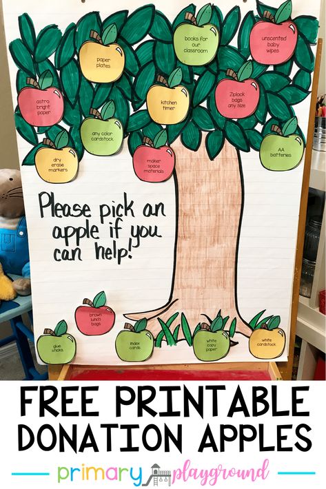 Back To School Donation Tree #meettheteacher #backtoschool #meetandgreet #openhouse #kindergarten School Donations, Meet The Teacher Night, Giving Tree, The Giving Tree, Back To School Night, School Night, School Opening, Beginning Of The School Year, Meet The Teacher