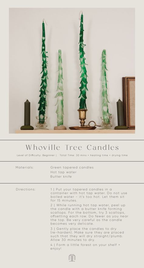 Christmas Tapered Candles, Diy Tapered Candles, Diy Candle Stand Ideas, Taper Candle Crafts, Candle Techniques, Christmas Taper Candles, Christmas Diy Aesthetic, Christmas Candle Diy, Christmas Diy Candles