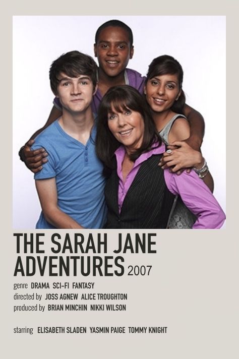 Sarah Jane Smith Aesthetic, Sarah Jane Adventures, Sarah Jane Smith, Polaroid Posters, Jane Smith, Adventure Movie, Polaroid Poster, Adventure Film, Sarah Jane