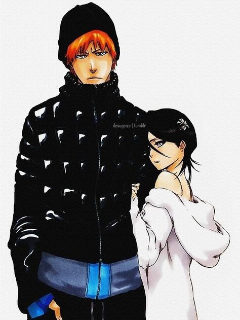 Rukia X Ichigo, Bleach Anime Manga, Kon Bleach, Bleach Ichigo And Rukia, Ichigo Kurosaki Wallpaper, Ichigo Manga, Bleach Couples, Ichigo X Rukia, Rukia Bleach