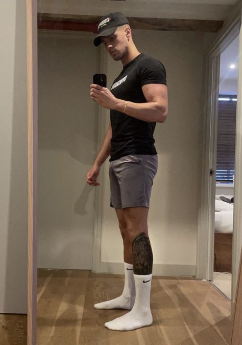 bennnyshaw takes a mirror selfie in white Nike crew socks A Mirror Selfie, Nike Crew Socks, Formal Men Outfit, Boys Socks, Nike Socks, Boys Nike, White Nike, A Mirror, White Nikes