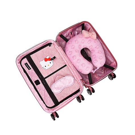 Hello Kitty Sleeping Bag, Hello Kitty Book Bag, Hello Kitty Suitcase, Kawaii Cat Drawing, Hello Kitty Car, Hello Kitty Toys, Luggage Trolley, Carry On Bag Essentials, Luggage Organization