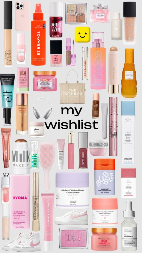 my wishlist!! it’s not everything but it’s what i could find #wishlist #sephora Sephora Finds, Sephora Wishlist, Elf Me, Dream List, Birthday Wishlist, Everything Pink, Book Art Drawings, Skin Makeup, Stocking Stuffers