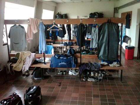 The Rugby Ref.co.uk: The Rugby Ref's changing room, No 8. School Changing Room, Room Looks, Changing Room, No 8, Juventus, Wardrobe Rack, Rugby, Podcast, Football