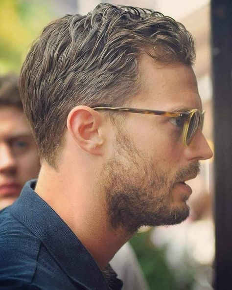 Medium Long Hairstyle, Boys Haircuts With Designs, Gentleman's Cut, Garrett Hedlund, Jaime Dornan, Mens Hairstyle, Mens Hairstyles Medium, Short Beard, Beard Look