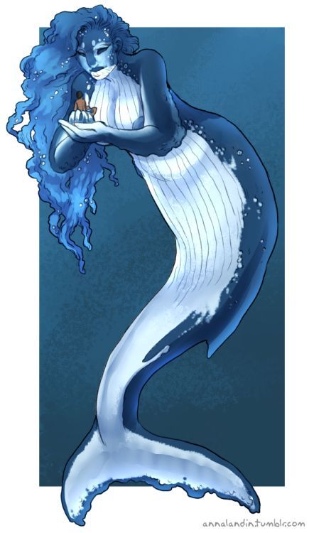 Whale Mermaid, Mermaid Drawings, Mermaids And Mermen, Creature Drawings, Fantasy Creatures Art, Mythical Creatures Art, Creature Concept Art, Mermaid Art, Arte Fantasy