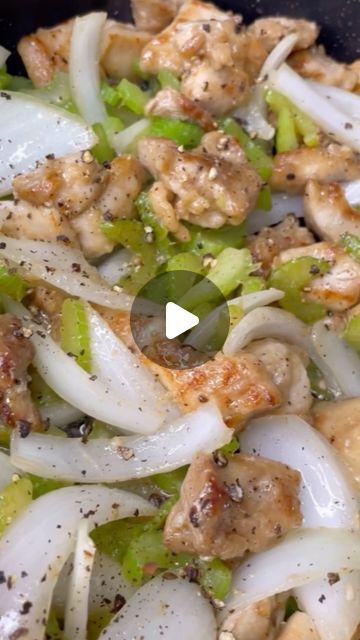 Diced Chicken And Rice Recipes, Recipe Videos Tasty, Pepper Chicken, Chopped Chicken Recipes, Panda Black Pepper Chicken Recipe, Healthy Black Pepper Chicken Recipe, Garlic Soy Chicken Rice, Dinner Videos, Black Pepper Chicken Panda Express