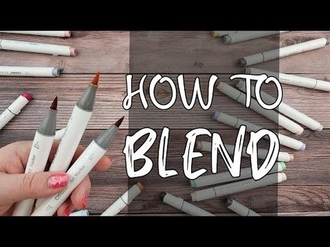 (13) How I Blend with Ohuhu Alcohol Markers - YouTube Alchohal Markers, Alcohol Markers Art Ideas For Beginners, How To Use Alcohol Markers, Alcohol Markers Techniques, Alcohol Based Markers Art, Ohuhu Markers Art Ideas, Markers Drawing Tutorial, Alcohol Marker Art, Alcohol Markers Art