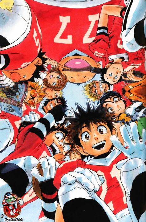 Eyeshield 21 Manga, Eyeshield 21, Anime Wall Prints !!, Artwork Images, Manga Anime One Piece, Anime Wall Art, Sports Anime, Anime Crossover, One Piece Manga