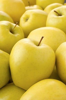 WEST VIRGINIA State Fruit - the Golden Delicious Apple - yellow &  tasty - sweet, juicy &  delicious - a treat so good, and very nutritious! Golden Delicious Apples, Apples Photography, Golden Delicious Apple, Yellow Apple, Golden Apple, Gold Apple, Food Shopping, Charlotte Wedding, Did You Eat