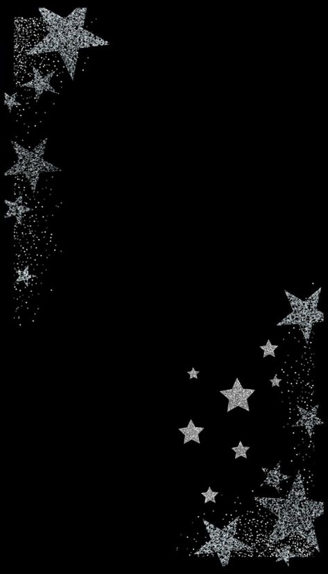 Black And White Star Background, Black Glitter Wallpapers, Star Wallpapers, Walpapers Cute, Beauty And The Beast Movie, Colorful Borders Design, Sassy Wallpaper, Glittery Wallpaper, Gothic Wallpaper