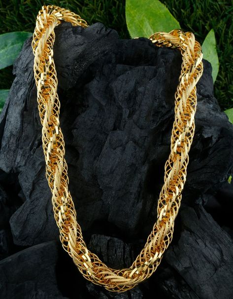 Chains For Men Gold, Elephant Hair Jewelry, Gold Jewelry Prom, Hand Chain Jewelry, Delicate Gold Jewelry, Real Gold Chains, Ganesh Statue, Gold Chain Design, Mens Gold Jewelry