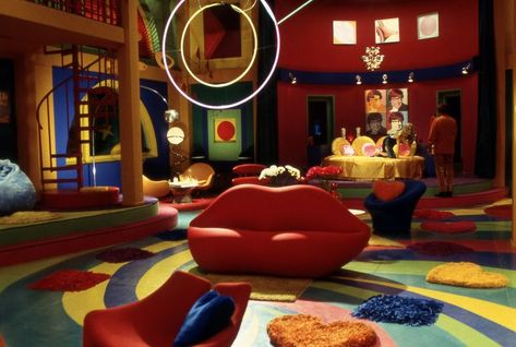 Fairytale House, Garage Studio, Mod Decor, Living Space Decor, Austin Powers, 60s Retro, Memphis Design, Visual Aesthetics, Studio 54