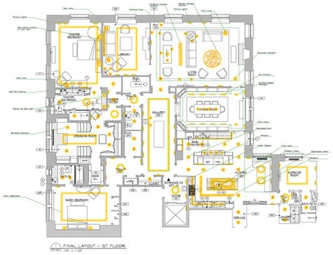 How to create the perfect lighting plan for your home Lighting Diagram, Lighting Layout, Architectural Lighting Design, Ceiling Plan, Home Lighting Design, Electrical Layout, Interior Design Guide, House Extension Design, Lighting Plan