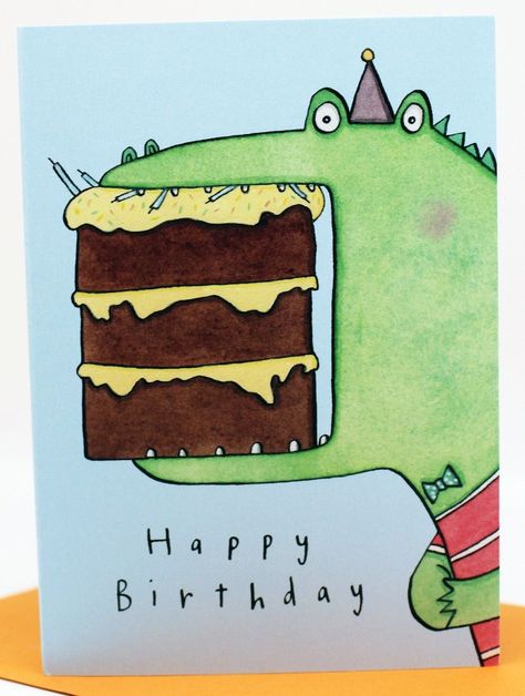 IF YOU WANT ANY DESIGN CONTACT ME Birthday Cards Drawing Hand Drawn, Original Birthday Cards, Birthday Cards Dinosaur, Happy Birthday Card Drawing, Birthday Card Diy Kids, Cute Birthday Drawings, Painting Birthday Cards, Birthday Illustration Design, Cute Happy Birthday Drawings