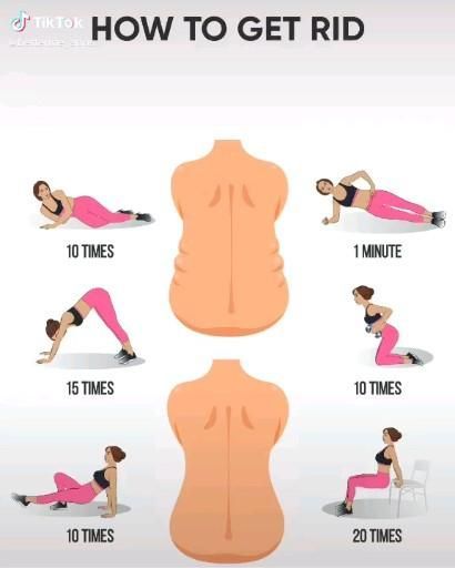 Fitness Before After, Motivasi Diet, Futurisme Retro, Back Fat Workout, Trening Fitness, Back Fat, Fat Workout, Yoga Exercises, Trening Abs