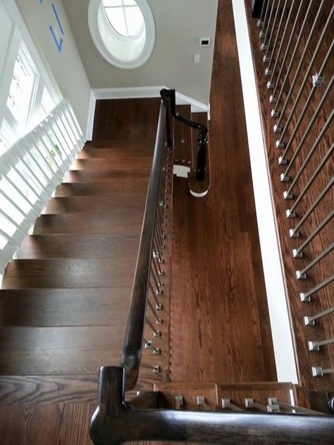 Chestnut Kitchen, Hardwood Refinishing, Hardwood Floor Stain Colors, Oak Floor Stains, Oak Hardwood Floors, Red Oak Hardwood Floors, Red Oak Floors, Red Oak Hardwood, Hickory Hardwood Floors