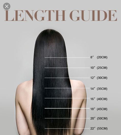 Quantos centímetros mede meu cabelo? 10 Inch Hair Length, Length Of Hair, Hair Lengths Inches Chart, Med Hair, How To Measure Hair Length, Lengths Of Hair, How To Grow 10 Inches Of Hair In A Week, Hair Length Guide, Hair Inches