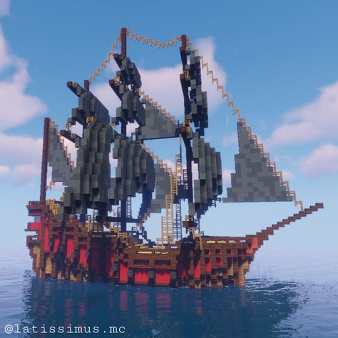 How To Build A Pirate Ship In Minecraft, Minecraft Sunken Ship, Pirate Minecraft Builds, Minecraft Boat Build, Minecraft Ship Build, Minecraft Pirate Cove, Minecraft Pirate Builds, Minecraft Pirate Ship, Ship Minecraft