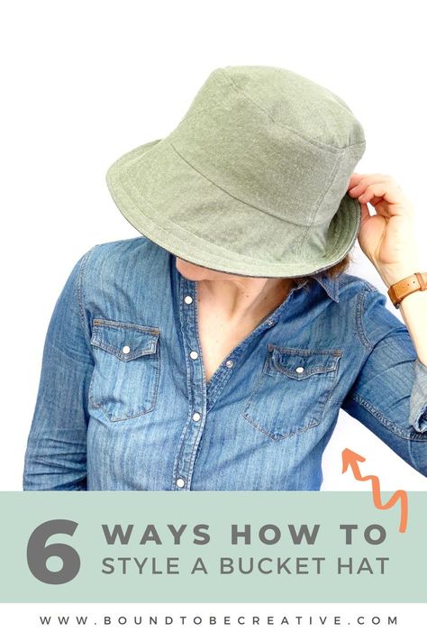 bucket hat for women, reversible, washable Bucket Hats Women Outfit, How To Style Bucket Hats, Style A Bucket Hat, How To Style A Bucket Hat, Garden Hat, Bucket Hat Outfit, Summer Beanie, Style Bucket Hat, Gardening Hat