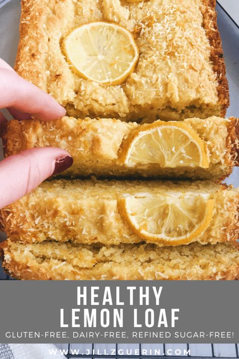 Oat Flour Lemon Loaf, Healthy Lemon Loaf Recipe, Low Calorie Lemon Loaf, Almond Flour Lemon Loaf, Healthy Lemon Bread, Healthy Lemon Loaf, Lemon Loaf Healthy, Lemon Recipes Healthy, Healthy 2024