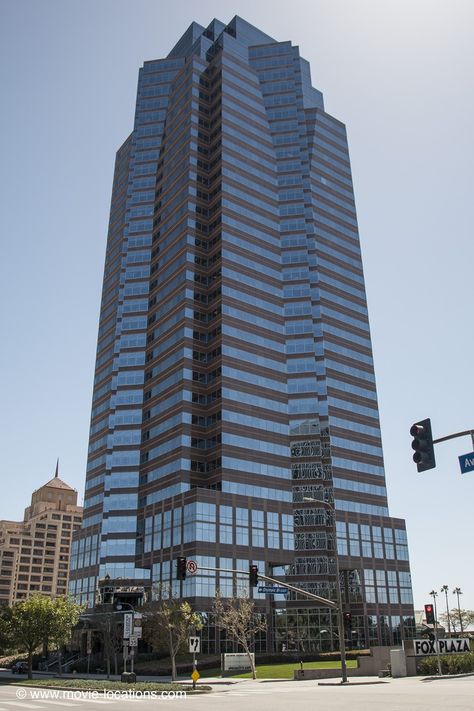 This tower from the movie die hard is used to show the different usage of space, often being used in unintended ways, like when air ducts are uaed to get around. Die Hard 1988, Nakatomi Plaza, Christmas Door Decorating Contest, Door Decorating Contest, Air Ducts, Movie Locations, Door Decorating, Film Locations, Los Angeles International Airport