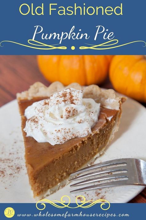 slice of homemade pumpkin pie with a dollop of whipping cream on top Sweet Potato Pumpkin Pie Recipe, Creamy Pumpkin Pie Recipe, Classic Pumpkin Pie Recipe, Best Pumpkin Pie Recipe, Pumpkin Pie Recipe Easy, Perfect Pumpkin Pie, Sweet Potato Pies Recipes, Quick Bites, Pie Filling Recipes