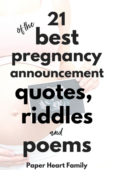 A collection of pregnancy announcement quotes, riddles and poems. This list has options for everyone, whether you're looking for funny, sweet, beautiful or creative wording to announce your pregnancy, you'll find the perfect saying here. Pregnancy Announcement Riddles, Pregnancy Announcement Wording, Pregnancy Poem, Pregnancy Announcement Quotes, Fun Pregnancy Announcement, Boy Announcement, It's A Boy Announcement, Funny Pregnancy Announcement, Pregnancy Info