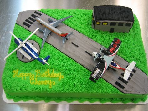 airport theamed cakes | Airport cake Airoplain Cake, Airport Cake, Mr Bean Birthday, Helicopter Cake, Helicopter Birthday, Airplane Birthday Cakes, Lane Cake, Airplane Cake, Airport Runway