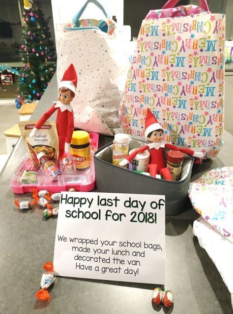 Last Day Of School Elf Ideas, Elf Last Day Of School, Last Day Of School Elf On The Shelf, Elf On The Shelf Last Day Of School, School Elf On The Shelf, Elf On The Shelf Last Day, Classroom Elf, Elf Games, Elf On Shelf