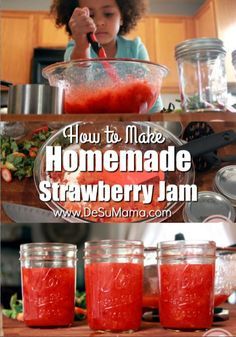 Strawberry Jam For Canning, Jam For Canning, Easy Strawberry Jam, Skill To Learn, Homemade Jams, Strawberry Jam Recipe, Jam Recipes Homemade, Money Savvy, Homemade Strawberry Jam