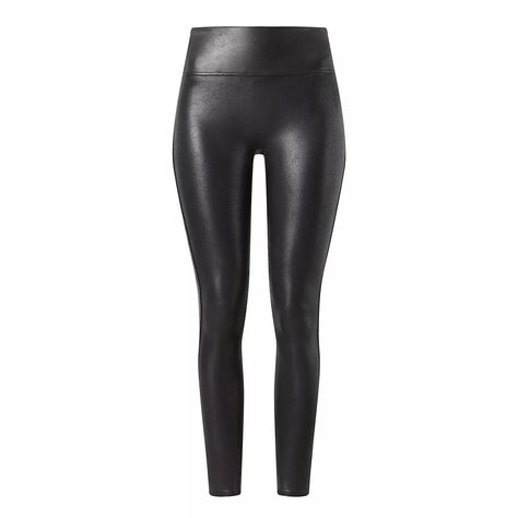 SPANX Faux-Leather Leggings - Black | Brown Thomas (IE) Mens Designer Fashion, Stretch Leggings, Faux Leather Leggings, Leather Leggings, Outfits With Leggings, Black Leggings, Black And Brown, Faux Leather, Women Wear