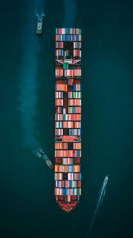 Landscape Drone Photography : Container Ship | via DronesRat… | Flickr Surreal Minimalism, Container Ship, Aerial Photography Drone, Drone Design, Landscape Photography Tips, Mountain Canvas, Landscape Paintings Acrylic, Aerial Drone, Landscape Photography Nature