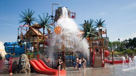 Enchanted Forest Water Safari (Old Forge, NY) - Top US Water Parks - TravelChannel.com Wilderness At The Smokies, Water Theme Park, Wisconsin Camping, Wave Pool, Indoor Waterpark, Children Park, Wisconsin Dells, Water Parks, Victoria Falls