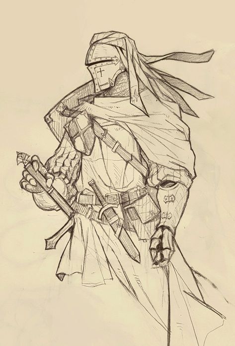 ArtStation - drawing, Jinyong Kim Cavalier Tattoo, Armor Drawings, Knight Sketch, Knight Drawing, Comic Art Sketch, Armor Drawing, Warrior Drawing, Star Wars Drawings, Fantasy Drawings