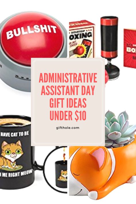 Administrative Assistant Day Gift Ideas Under $10 Gifts For Administrative Assistants Day, Diy Administrative Assistant Gifts, Admin Assistant Day Gift Ideas, Administrative Assistant Gifts Ideas, Administrative Assistant Day Gifts Ideas, Admin Professionals Day Gift Ideas Diy, Administrative Professionals Day Gifts Ideas, Administrative Day Gift Ideas, Admin Professionals Day Gift Ideas