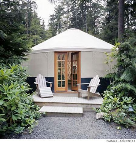 Yurt Interior Design, Yurts For Sale, Porch Upgrades, Yurt Interior, Yurt Home, Yurt Living, Montana Style, Yurt Tent, White Deck