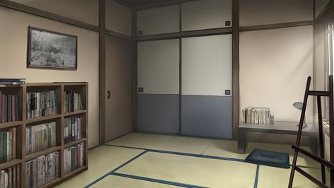 Landscape Anime, Artist Room, Anime Landscape, Japanese Town, Japanese Room, Scene Background, Room Background, Anime Room, Fantasy Homes