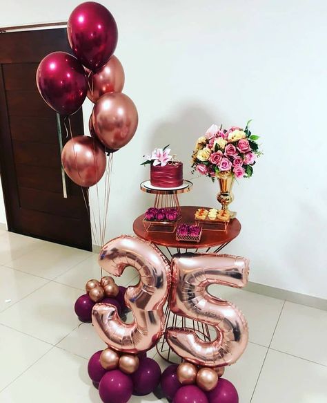 35 Birthday Decorations, Happy Birthday Decor, Birthday Room Decorations, Simple Birthday Decorations, 30th Bday, Girl Birthday Decorations, Birthday Party Theme Decorations, 35th Birthday, Birthday Balloon Decorations