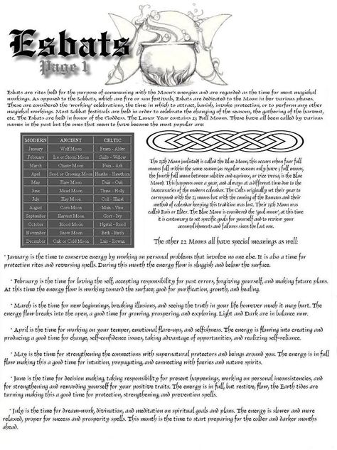 Esbats, Page 1 Wiccan Sabbats, Fire Festival, Book Of Shadow, Too Tired, Wiccan Spells, Practical Magic, Moon Magic, Believe In Magic, Magic Spells