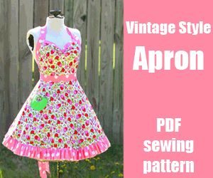 How to Make a Pencil Skirt – DIY Fashion Tutorial « DiY crafts, free sewing tutorials & kickass clothing patterns – WhatTheCraft.com Free Apron Pattern, Vintage Apron Pattern, Vintage Style Aprons, Apron Patterns, Apron Sewing, Diy Apron, Making Clothing, Vintage Apron, Retro Apron