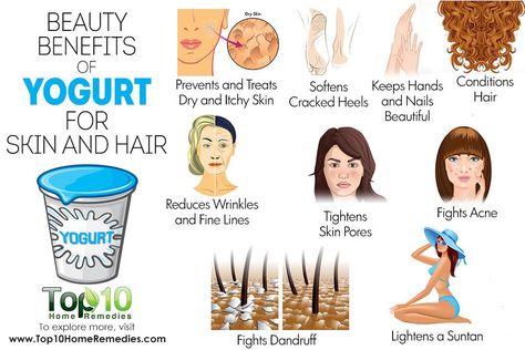 Benefits Of Yogurt, Yogurt Health Benefits, Yoghurt Parfait, Vitamins D, Reduce Dandruff, Yogurt Benefits, Top 10 Home Remedies, Home Remedies For Hair, Healthy Bacteria