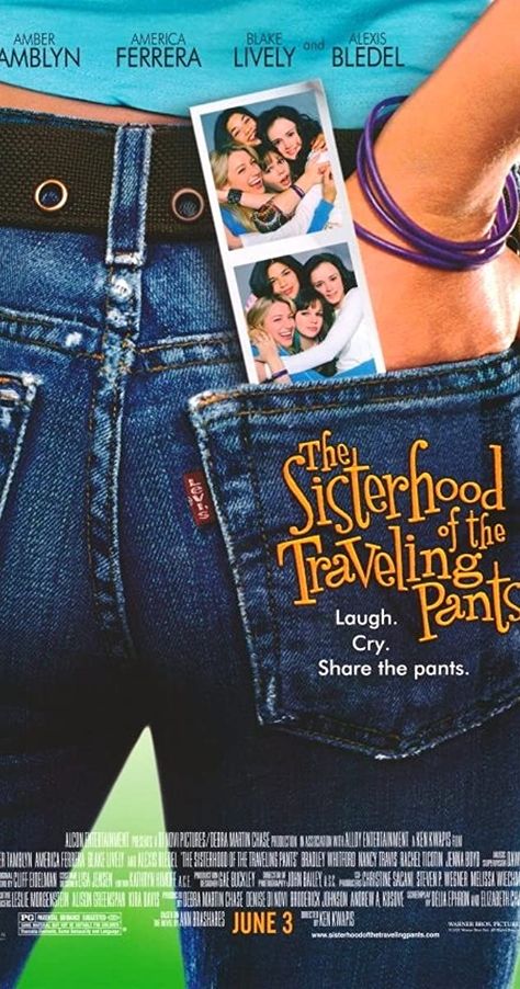 Girl in jeans with hand in pocket Sisterhood Of The Traveling Pants, How To Be Single, The Sisterhood, Movie To Watch List, Travel Movies, America Ferrera, Summer Movie, Alexis Bledel, Teen Movies